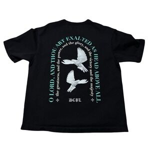 DCPL Men's Heavyweight T Shirt Black Size XL 24 x 29